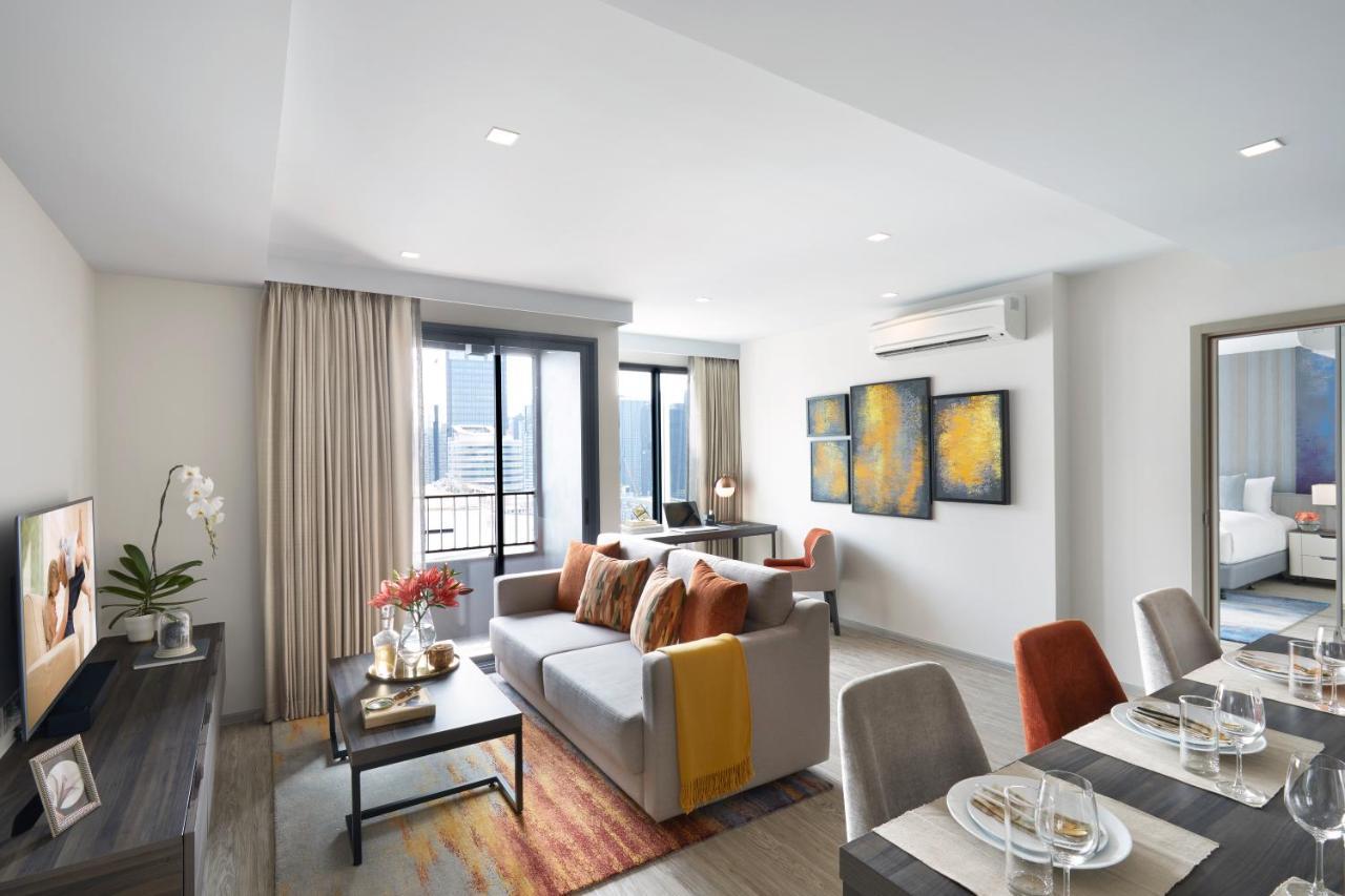 Somerset Rama 9 曼谷 外观 照片 A living room